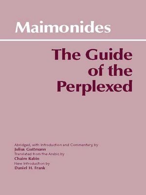 cover image of The Guide of the Perplexed